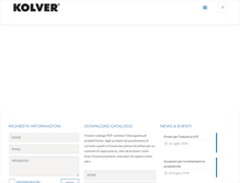Tablet Screenshot of kolver.it
